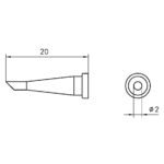 LT 44CP soldering tip