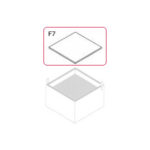 Fine dust filter F 7 - WFE 20D, WFE 4S, Zero Smog 20T 10 pieces