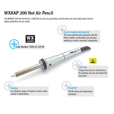 WXHAP 200 Hot air iron